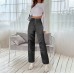 European and American cross-border foreign trade women's overalls High waist slim casual pants Wide leg pants Women's summer pants Women's summer European and American cross-border foreign trade women's overalls High waist slim casual pants Wide leg pants Women's summer pants Women's summer